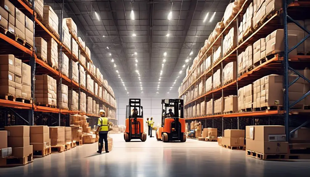 seasonal warehouse logistics roles